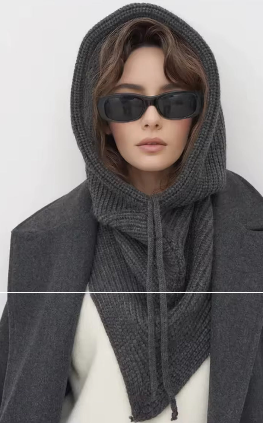 Cosy Knit Hood Schal