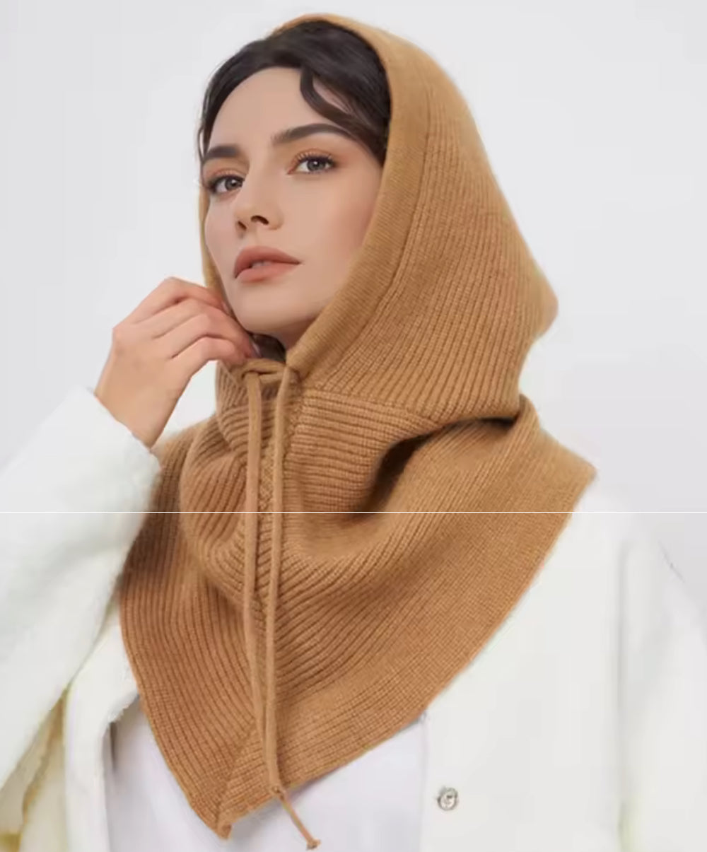 Cosy Knit Hood Schal