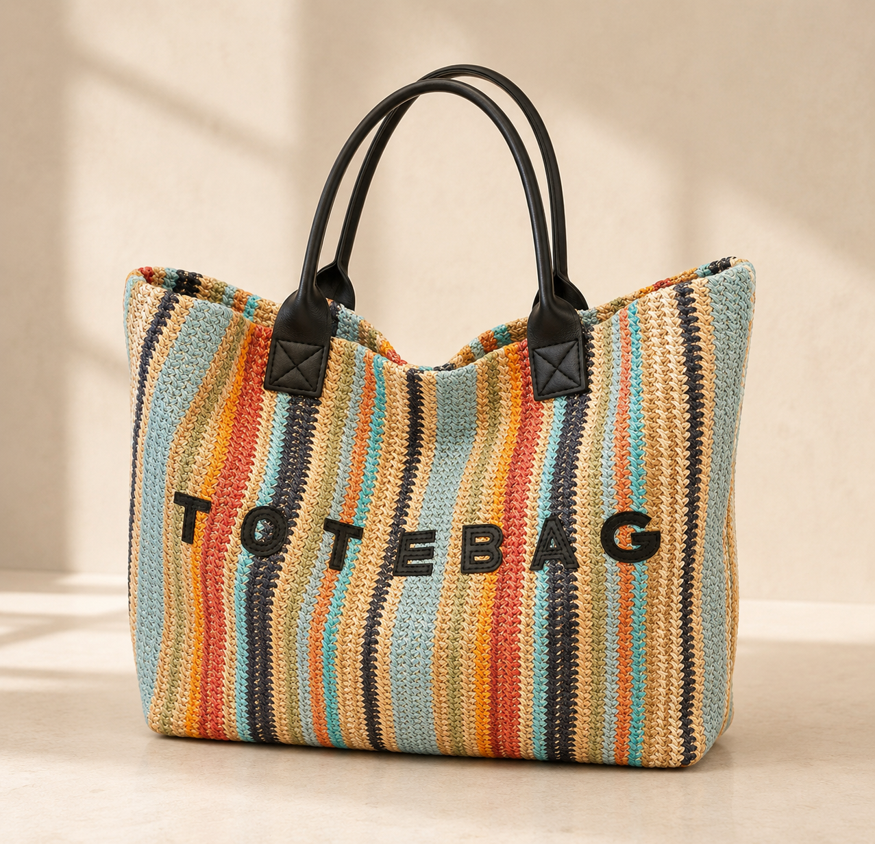 Riviera Stripe Tote