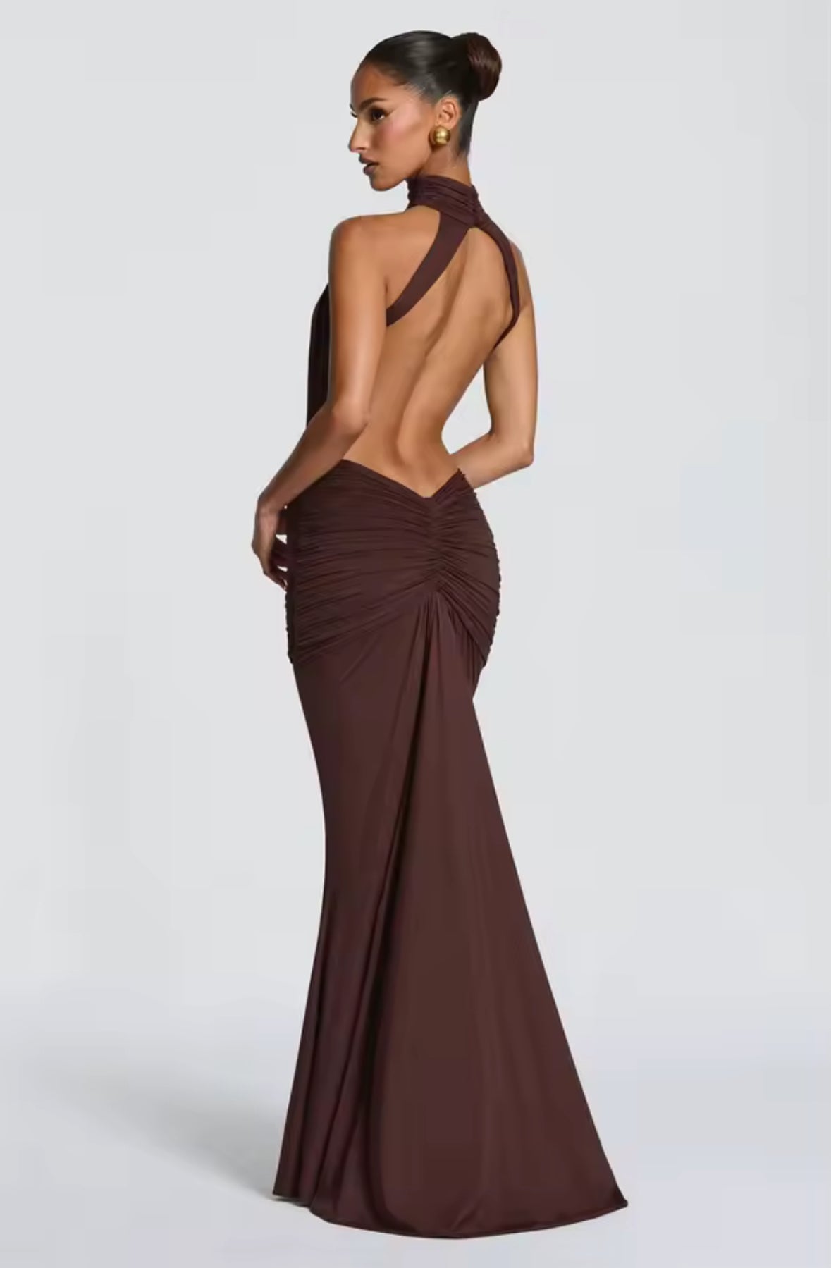 Sculpt Dress – Chocolate