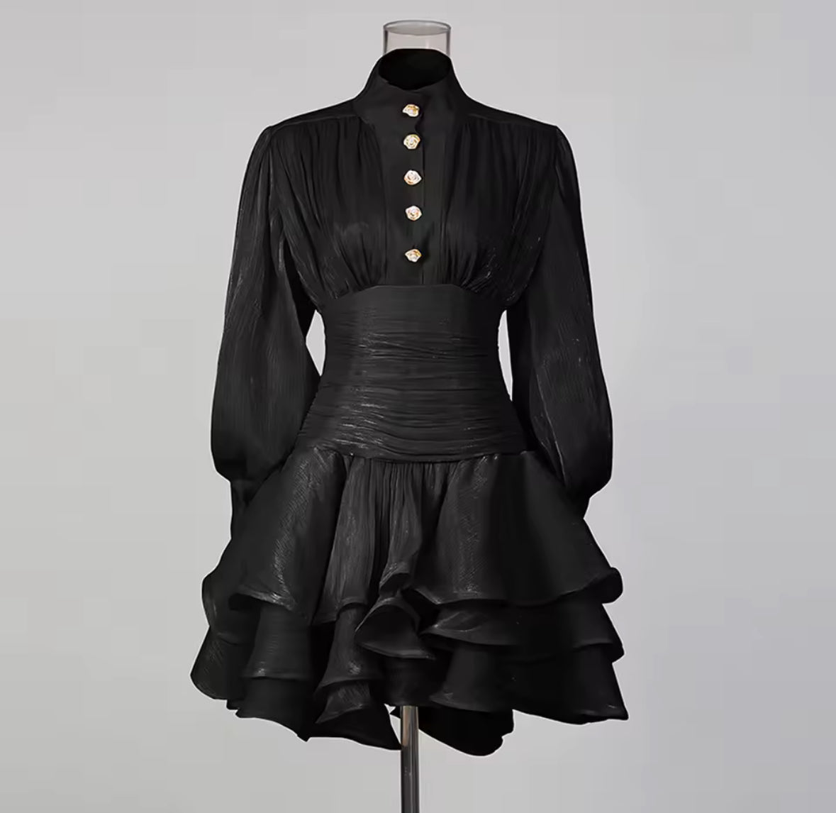 Élise Ruffle Couture Dress