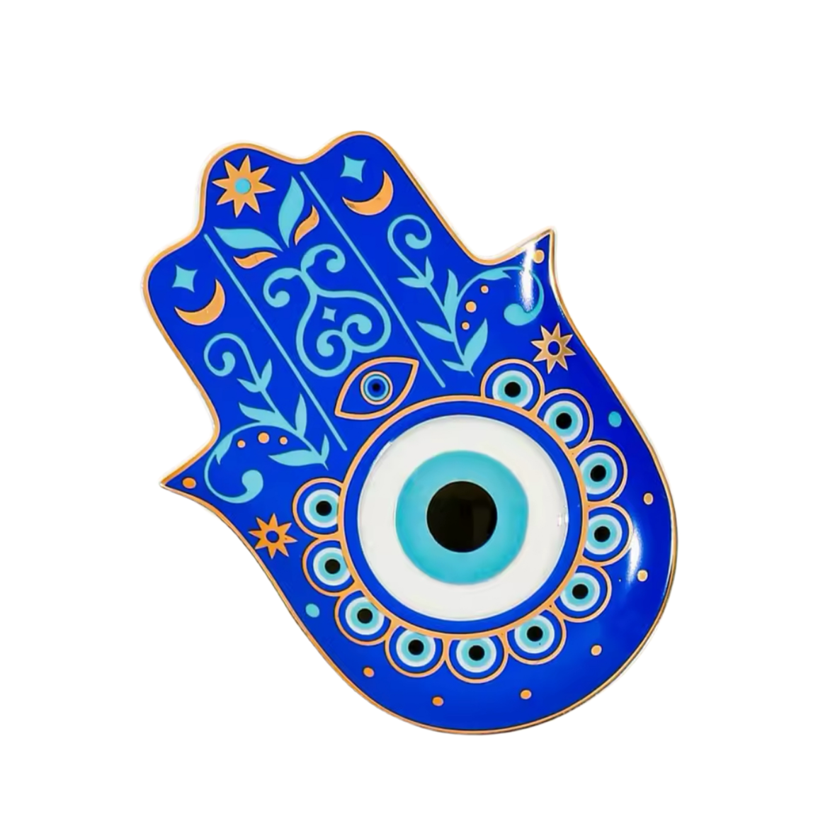 Hamsa Schmuckschale – Stilvolle Keramik mit Böser Blick Design