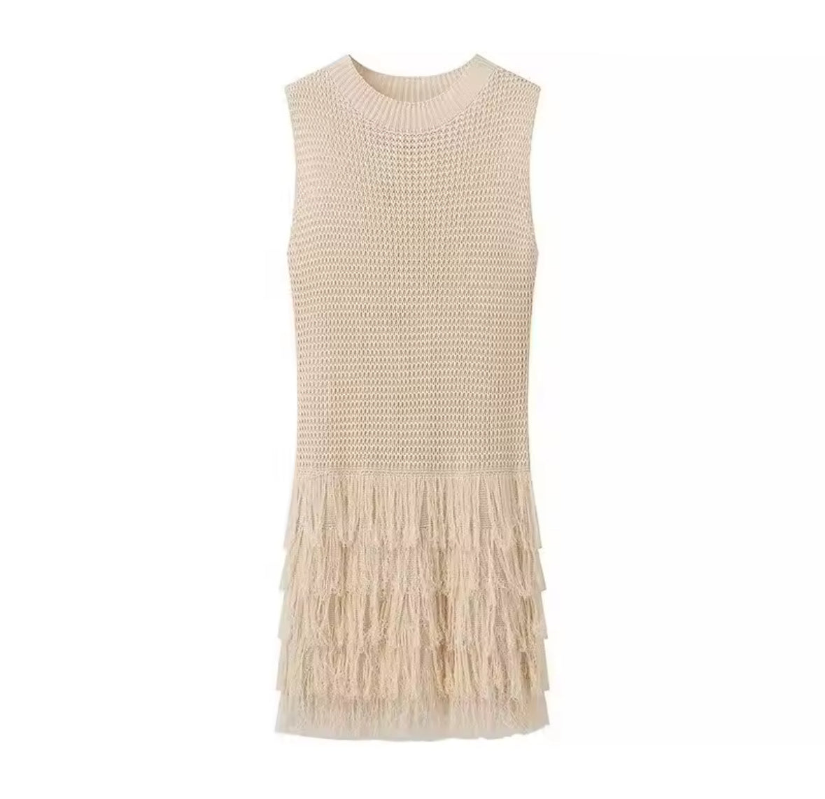 Luméa Fringe Knit Dress