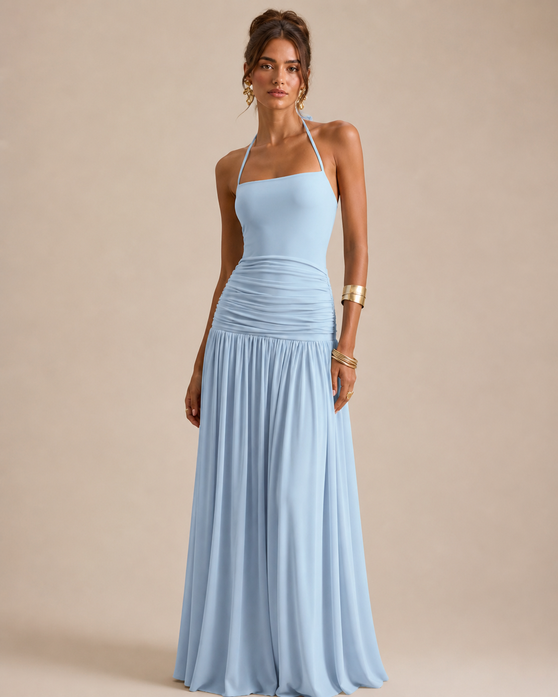 Lumière Sculpt Maxi Dress