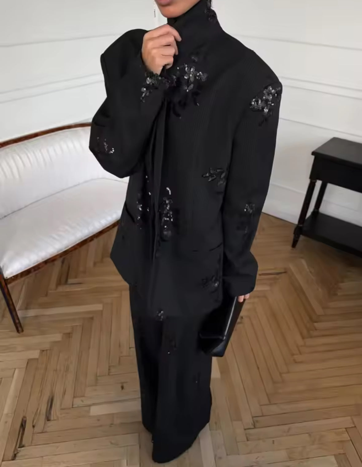 Noir Éclat Suit Set