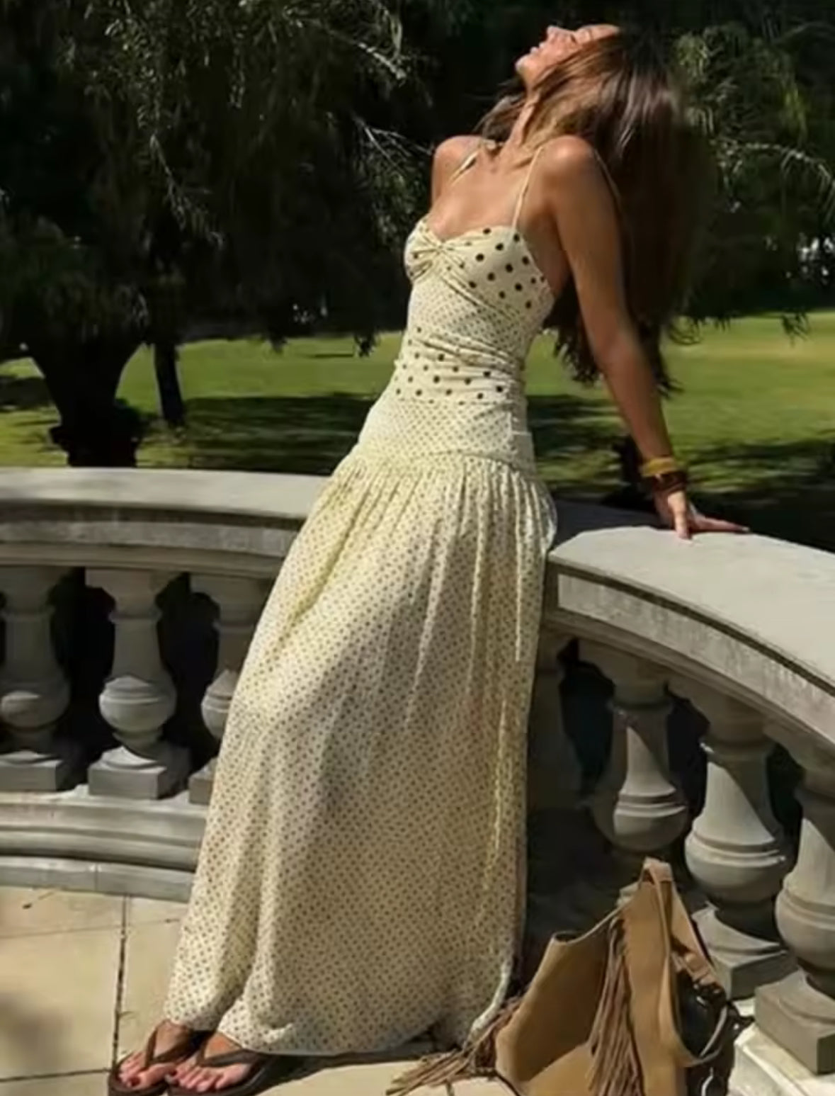 Amour Dots Maxi Dress