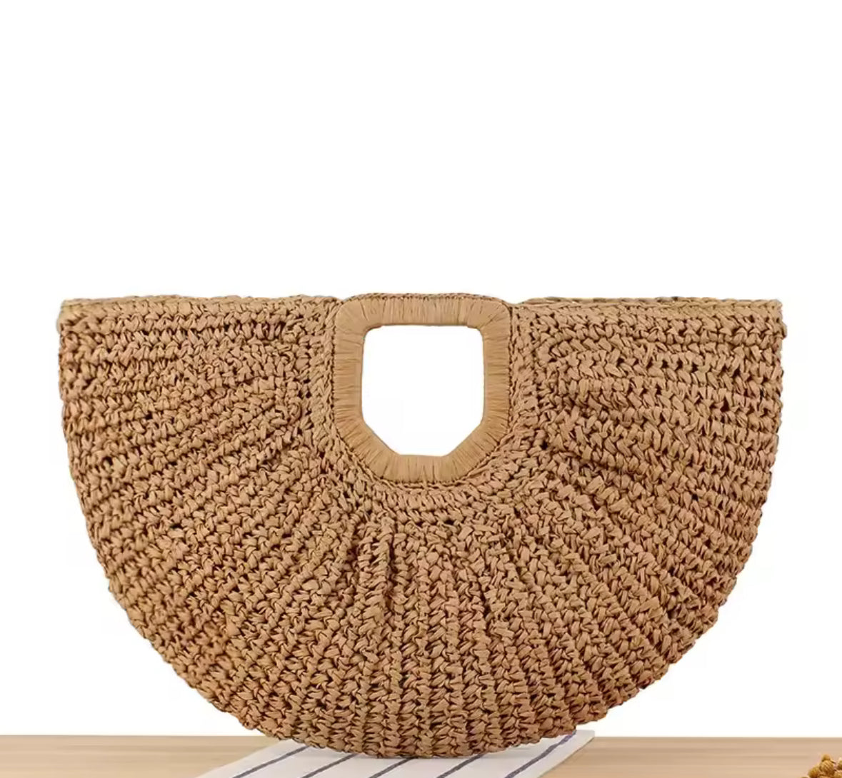Luna Raffia Tote