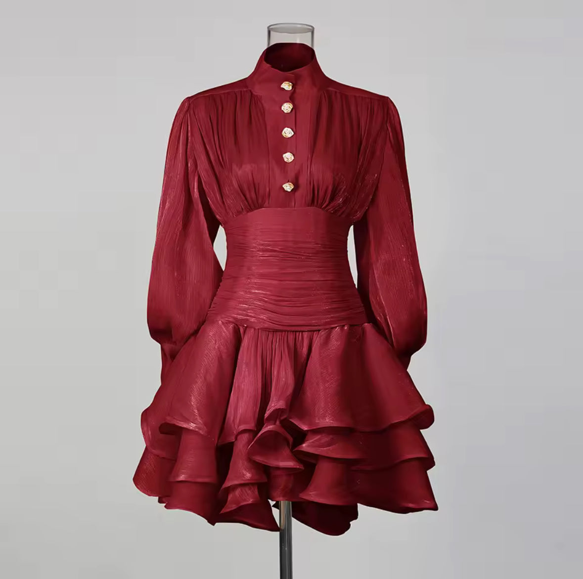Élise Ruffle Couture Dress