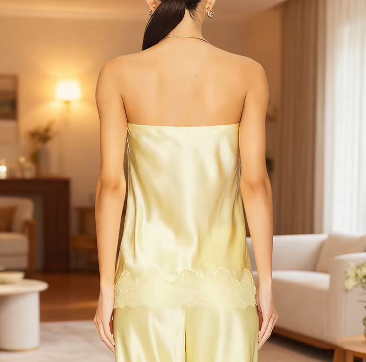 Aurielle Satin Set