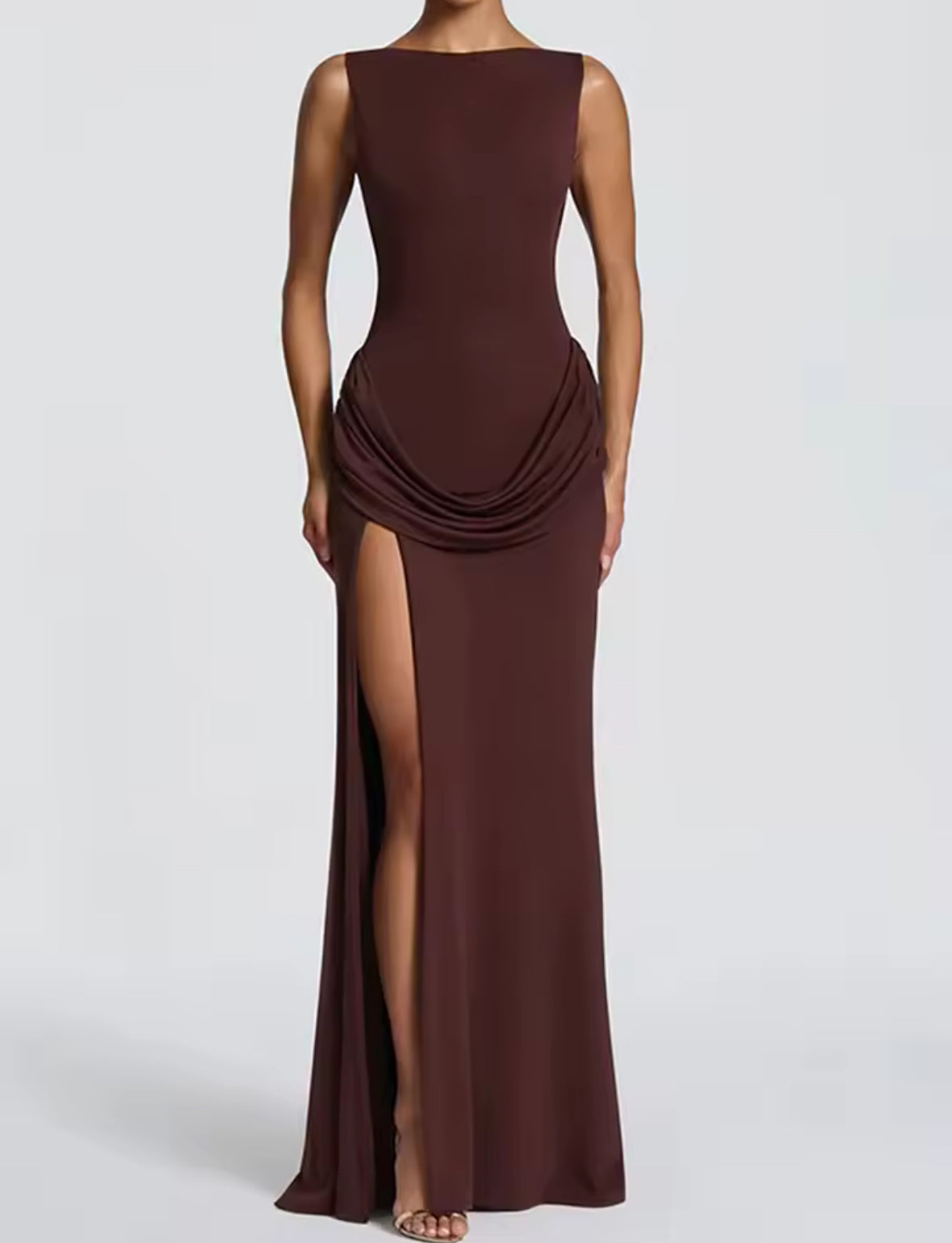 Élise Drape Maxi Dress