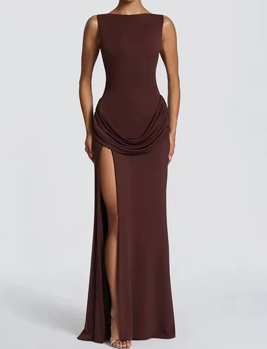 Élise Drape Maxi Dress