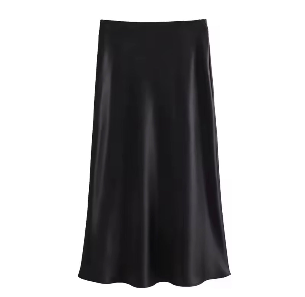 HB Satin Maxi Rock