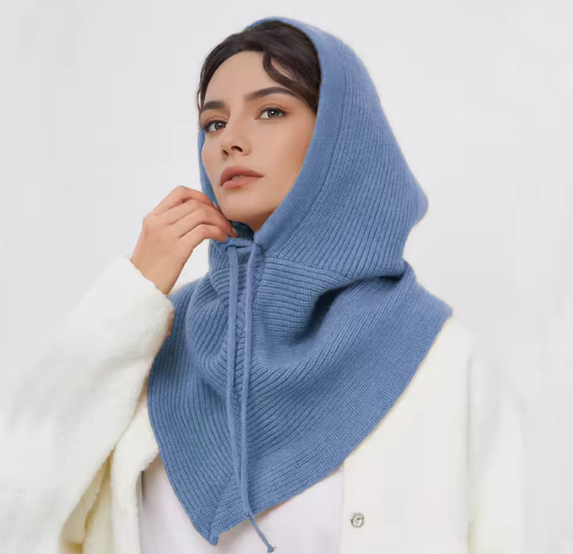 Cosy Knit Hood Schal