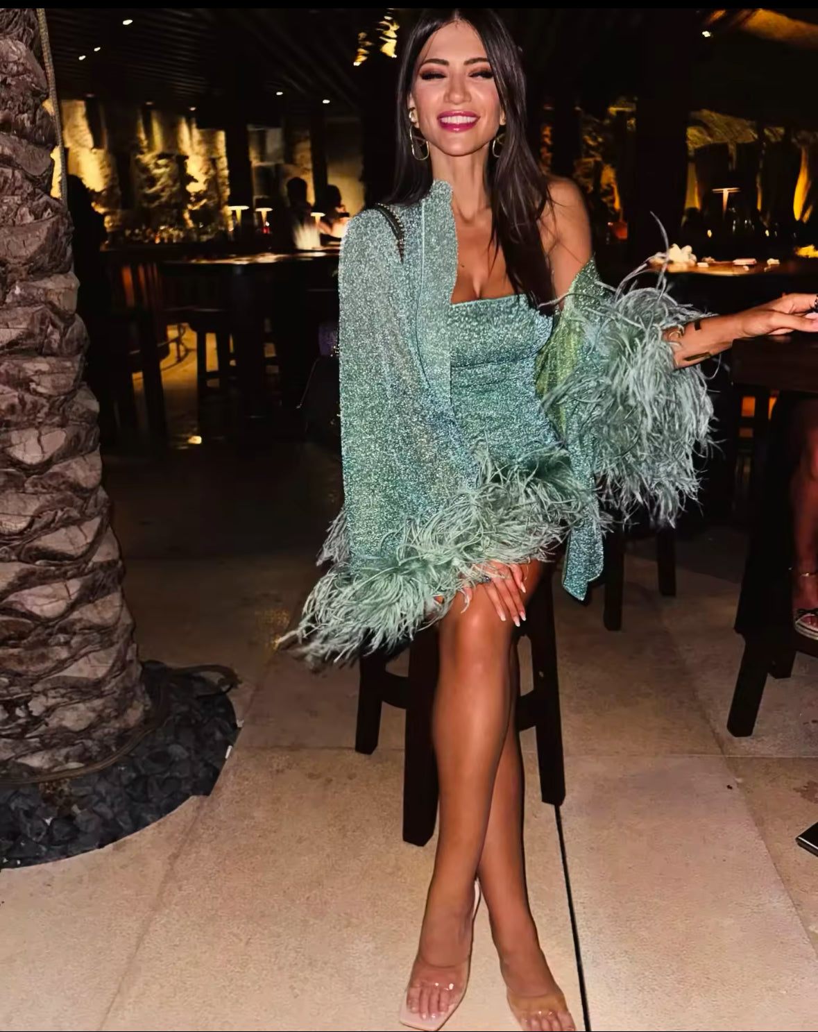 Capri Allure Feather Shirt