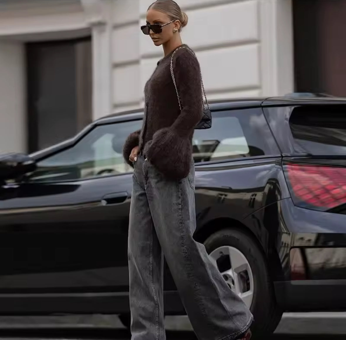 Maya Fluffy Cardigan