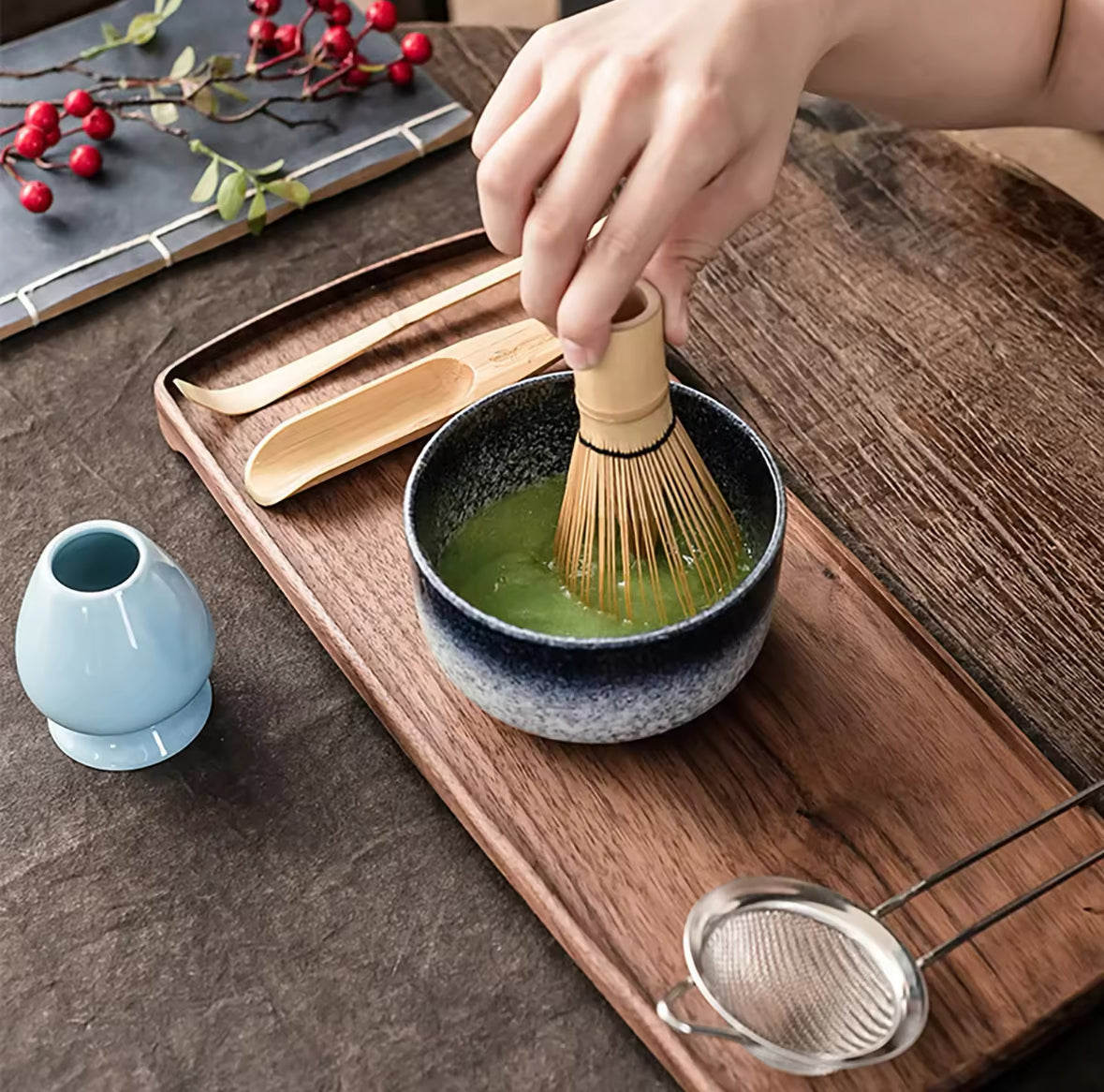 6- teiliges Matcha-Zubehör-Set – Perfekt für die traditionelle japanische Teezeremonie und Matcha Latte