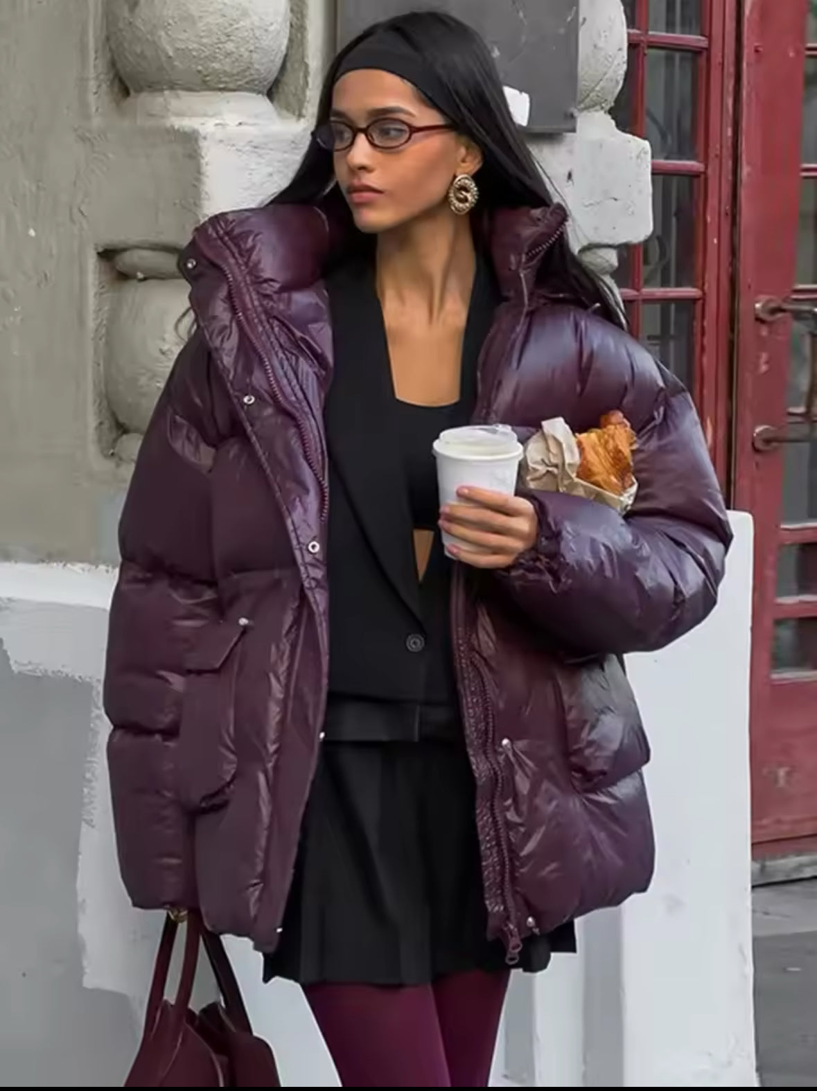 Burgundy Dream – Stylische Winterjacke für jede Gelegenheit