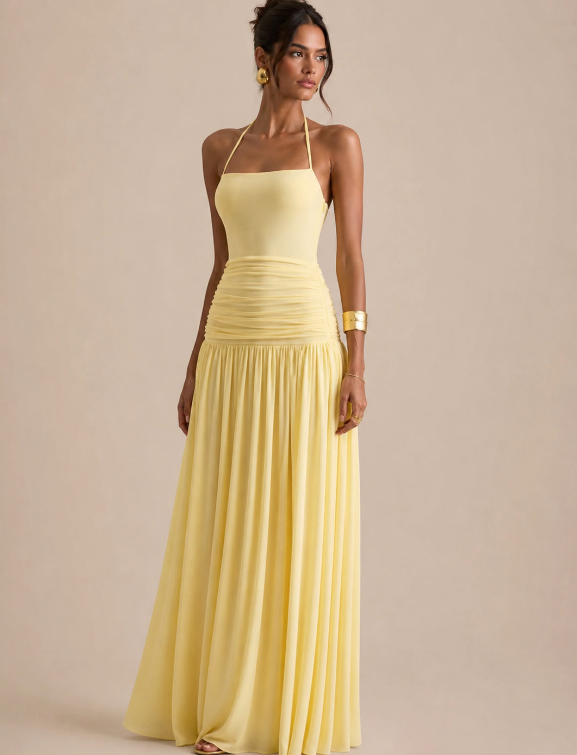 Lumière Sculpt Maxi Dress