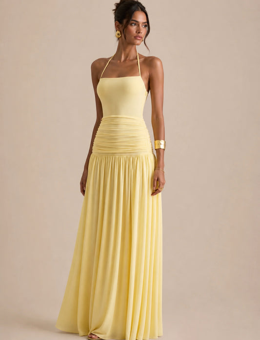 Lumière Sculpt Maxi Dress