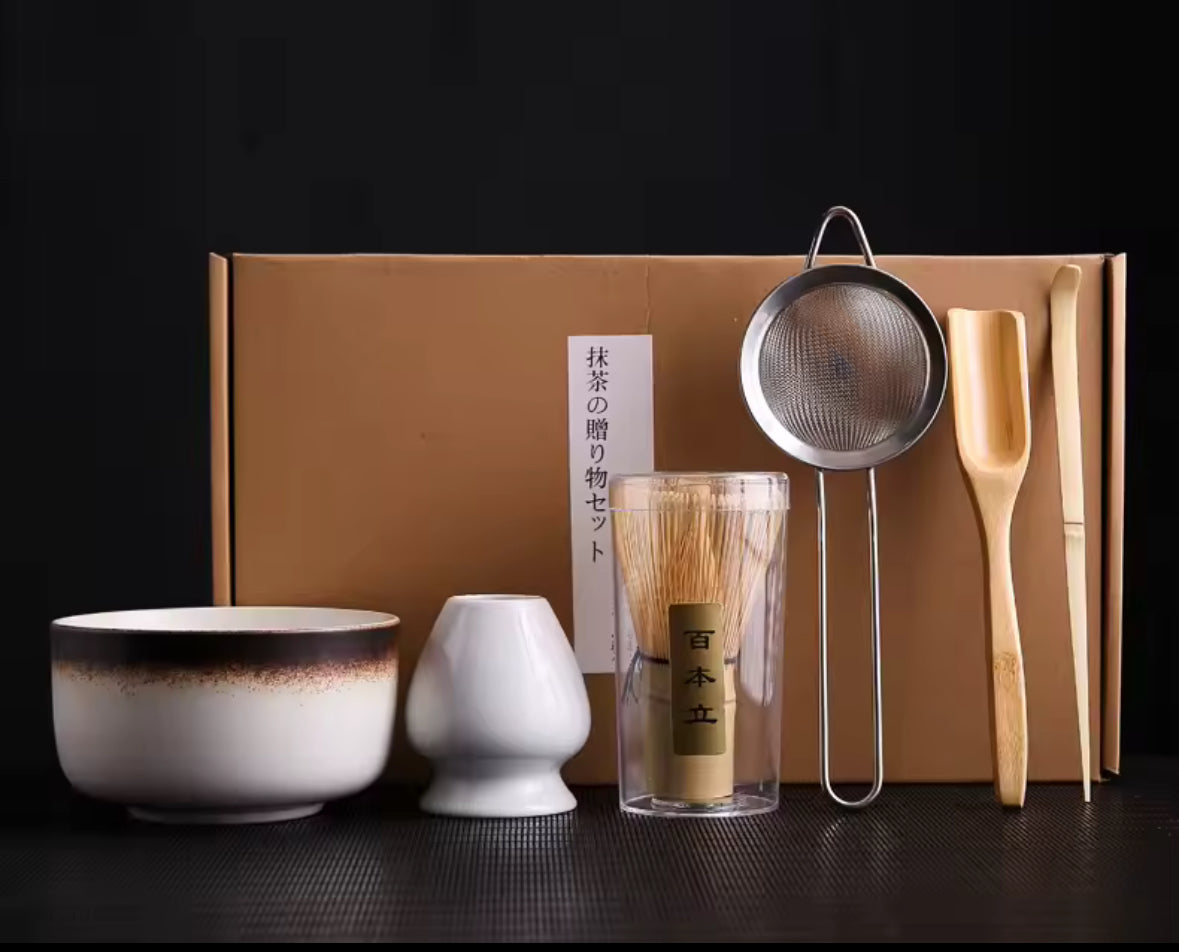 6- teiliges Matcha-Zubehör-Set – Perfekt für die traditionelle japanische Teezeremonie und Matcha Latte