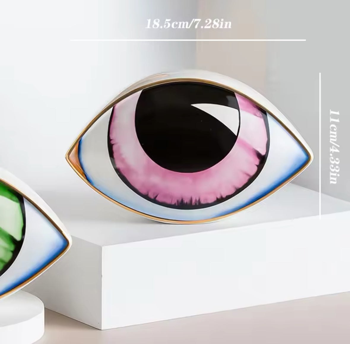 Mystic Eye Deko-Skulptur – Farbenfrohe Akzente für dein Zuhause