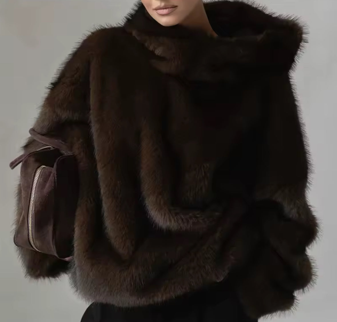 Arctic Faux Fur Luxe Hoodie