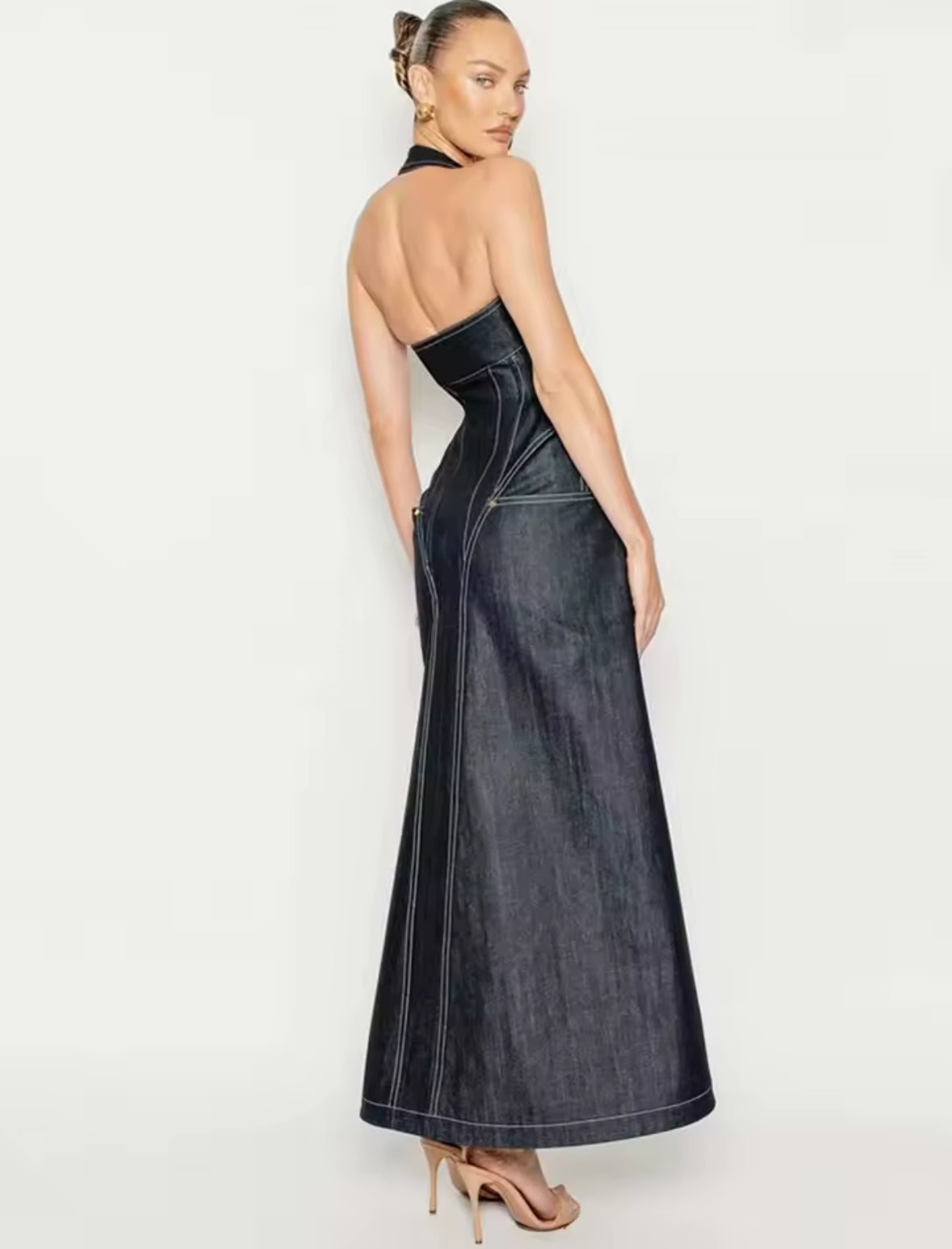 Denim Sculpt Dress