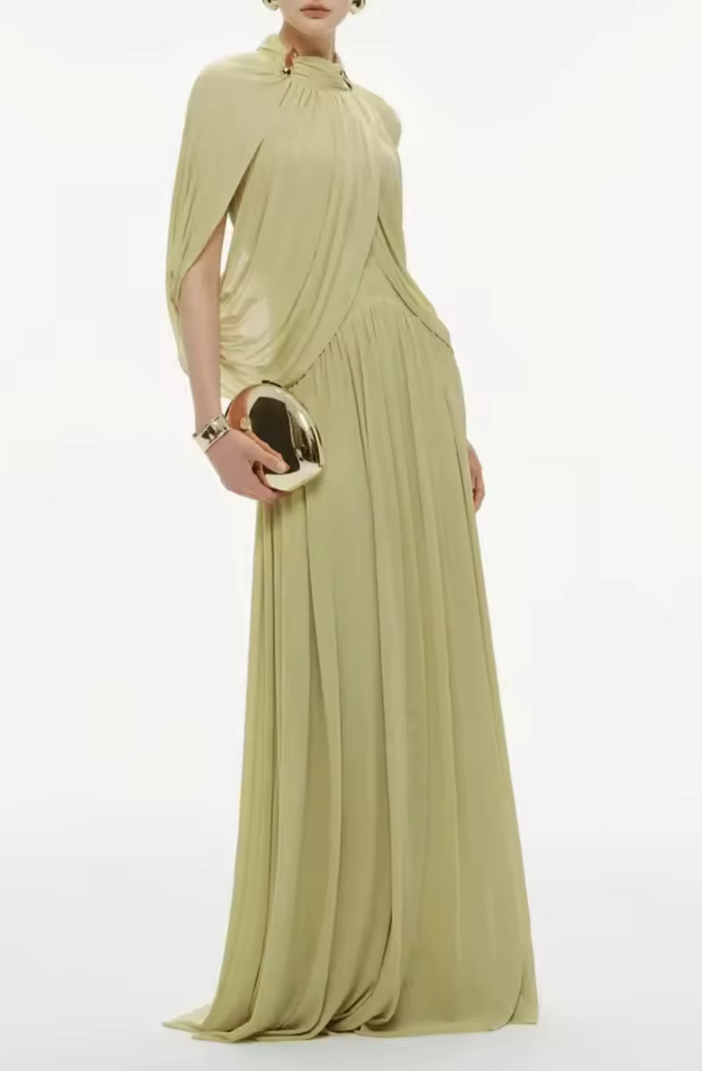 Celeste Draped Gown
