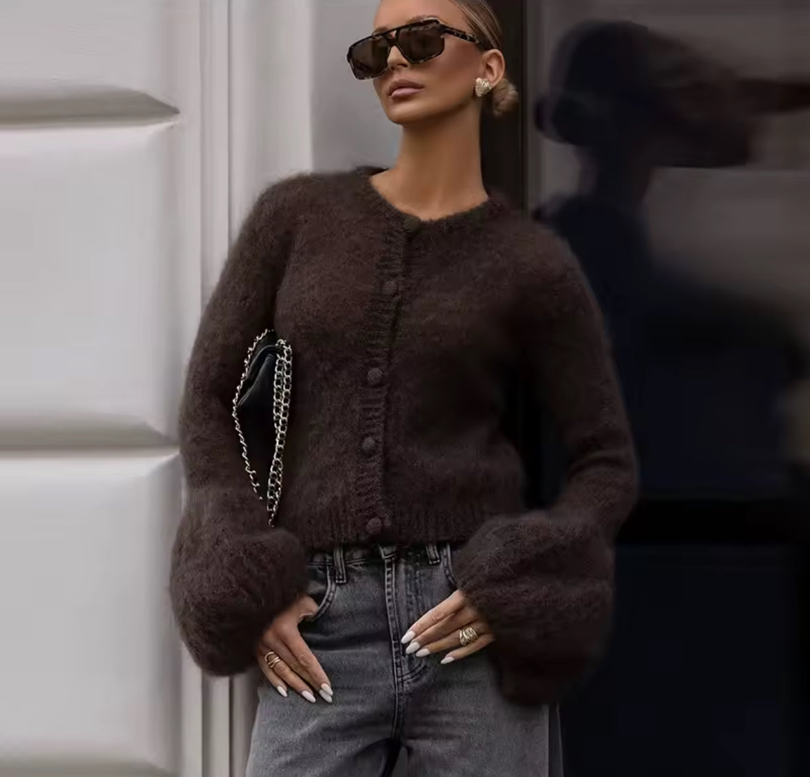 Maya Fluffy Cardigan