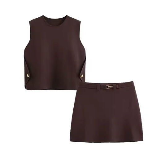 HB Luxe Tailored Set – Espresso Edition