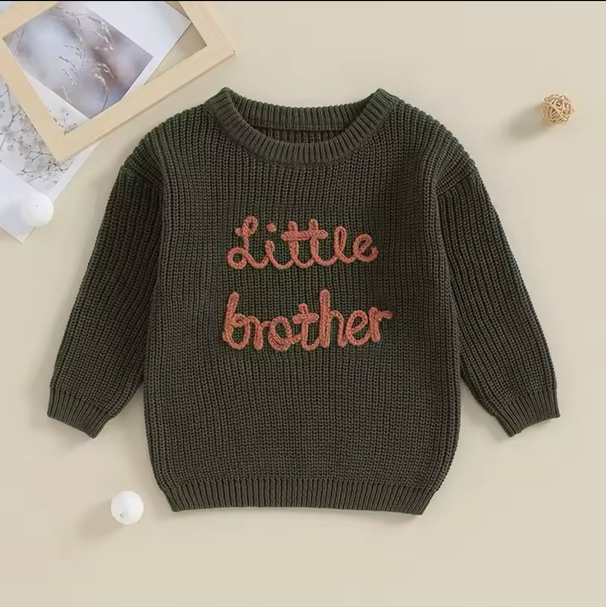 Herbst-Winter Pullover für Geschwister – Little & Big Brother Edition