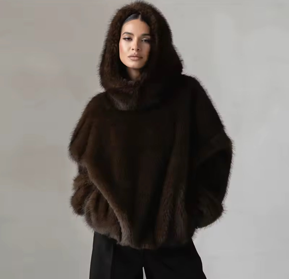 Arctic Faux Fur Luxe Hoodie