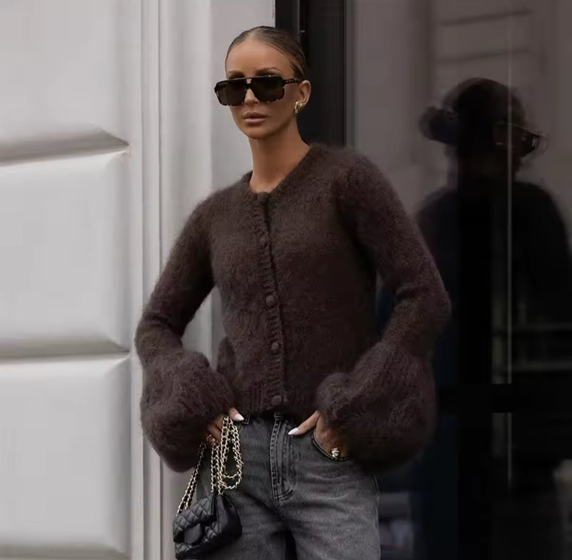 Maya Fluffy Cardigan