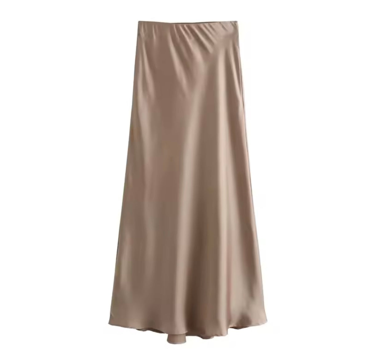 HB Satin Maxi Rock