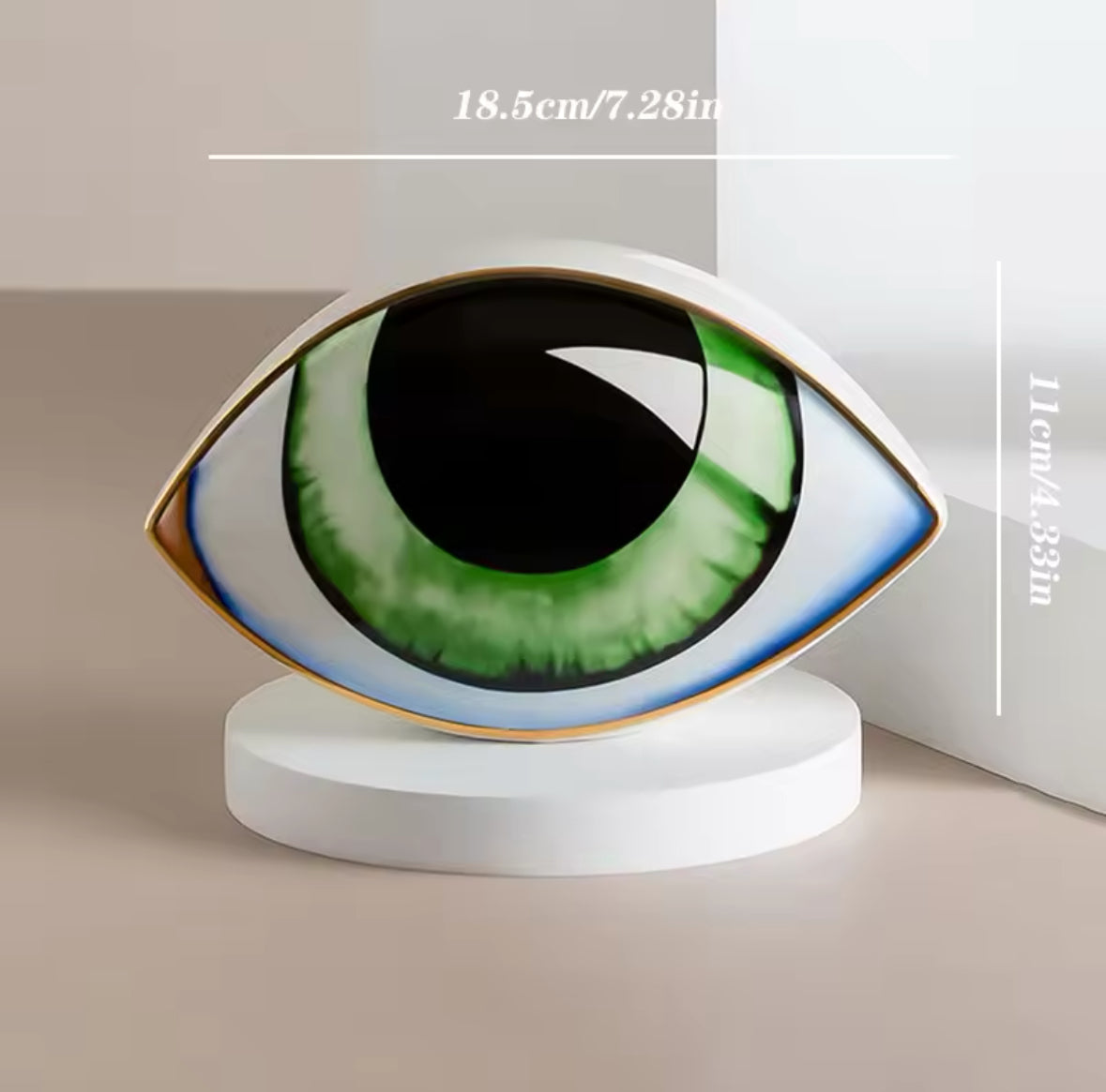 Mystic Eye Deko-Skulptur – Farbenfrohe Akzente für dein Zuhause