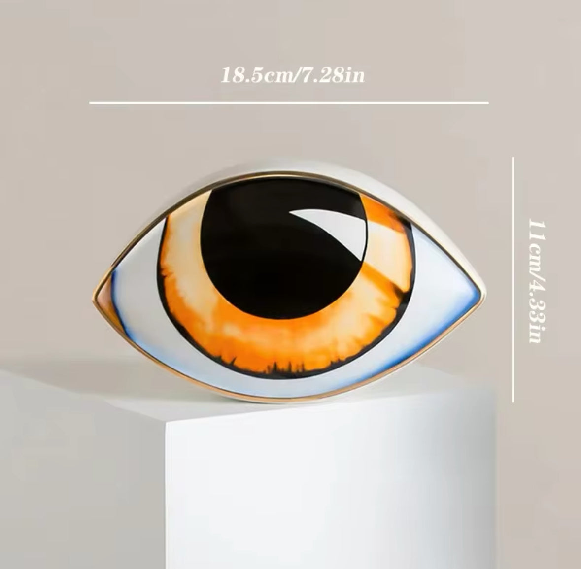 Mystic Eye Deko-Skulptur – Farbenfrohe Akzente für dein Zuhause