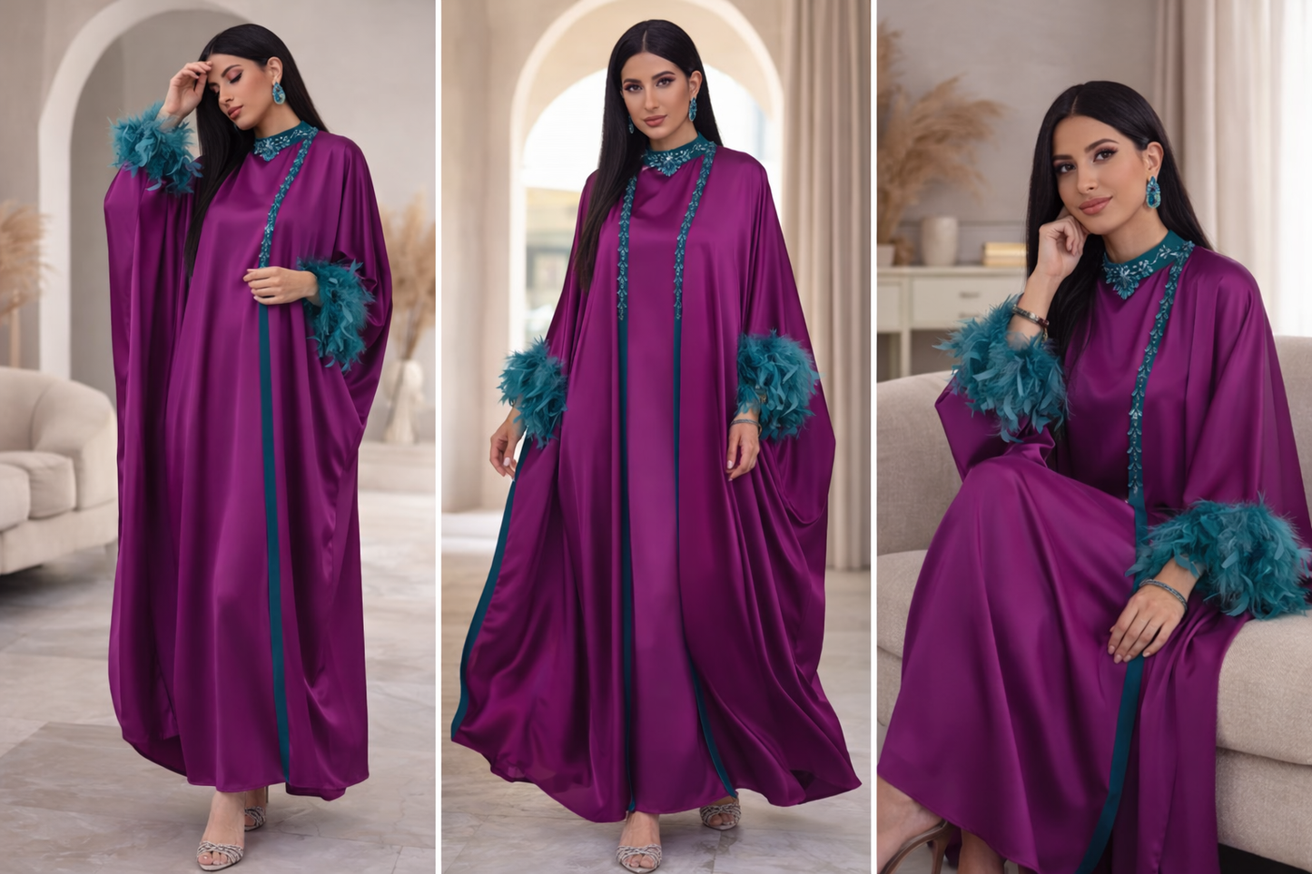 Sahara Orchid Kaftan