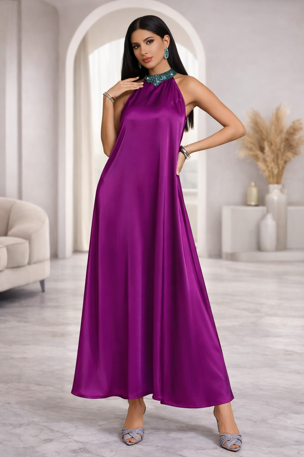 Sahara Orchid Kaftan