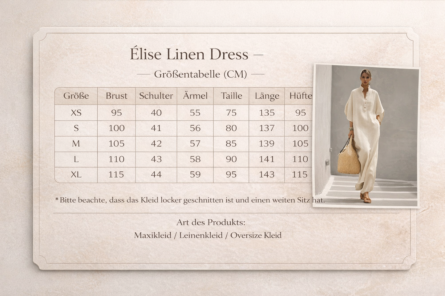 Élise Linen Dress