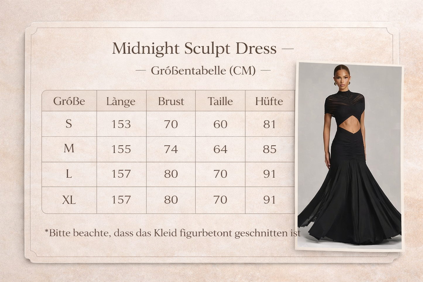 Midnight Sculpt Dress