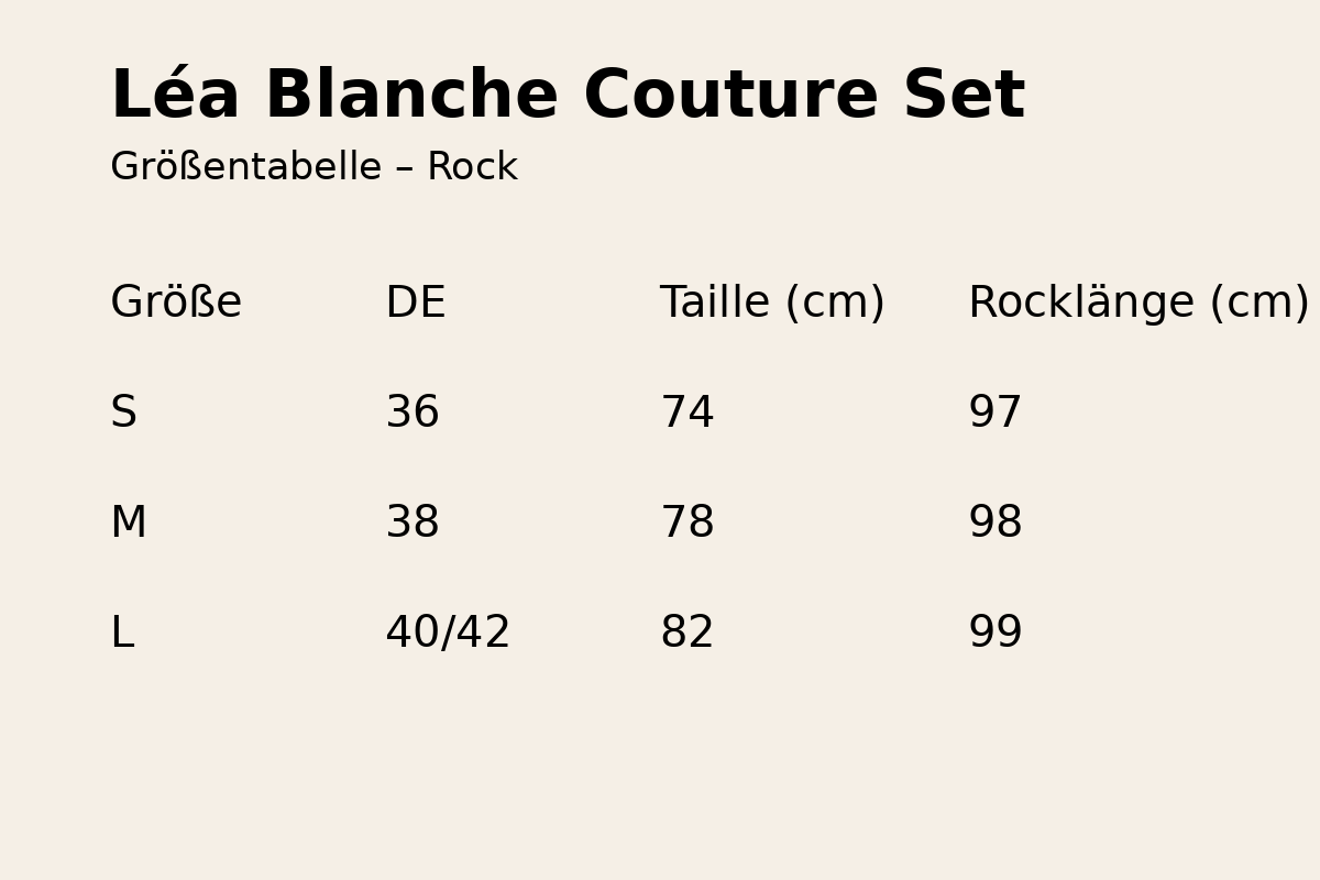 Léa Blanche Couture Set