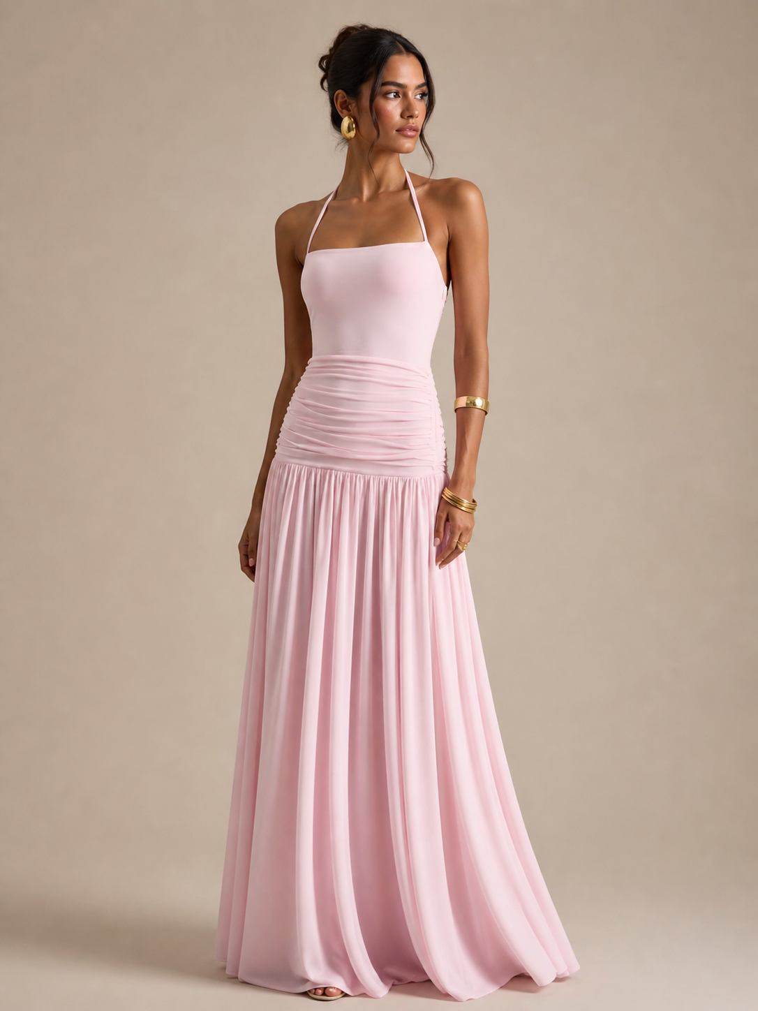 Lumière Sculpt Maxi Dress