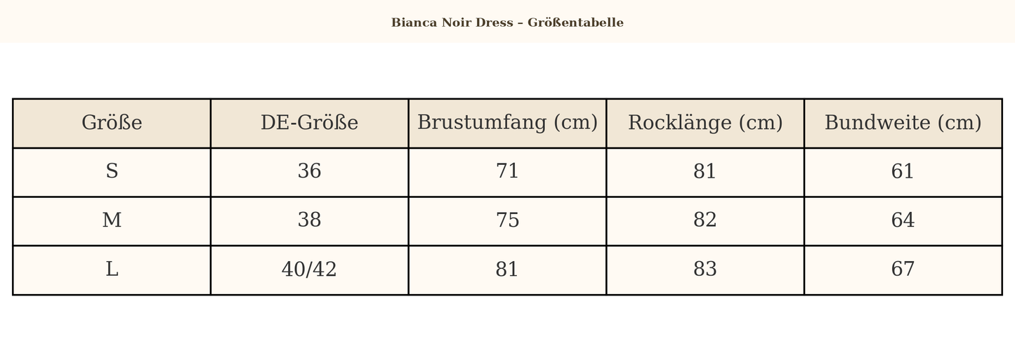 Bianca Noir Dress