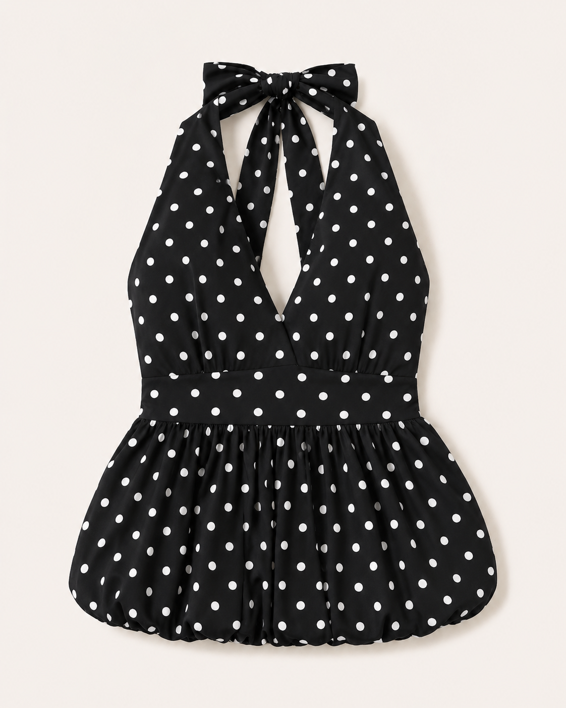 Monaco Dots Halter Top