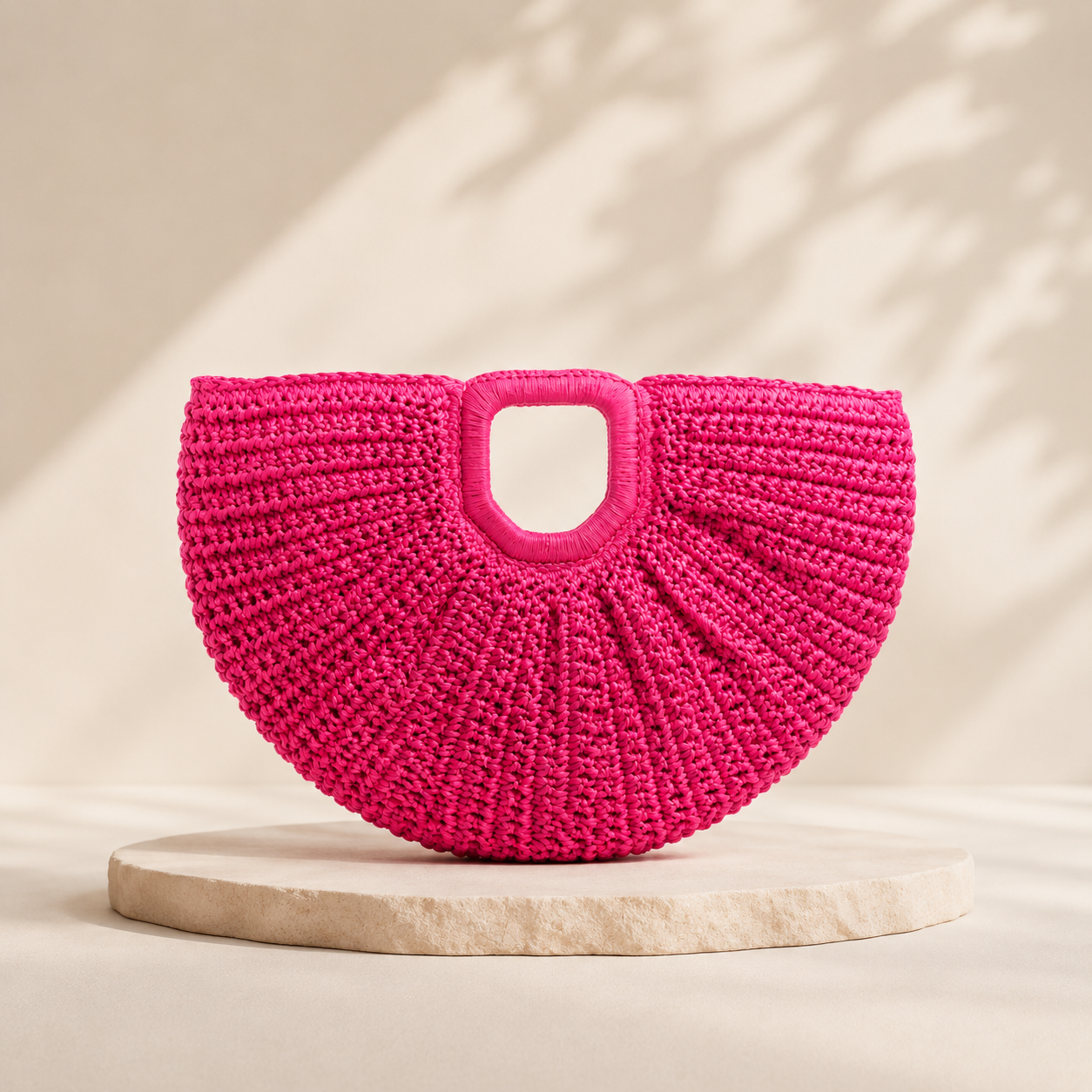 Luna Raffia Tote