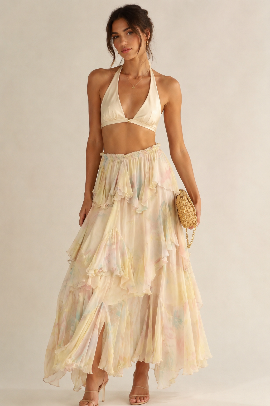 Soléa Ruffle Skirt