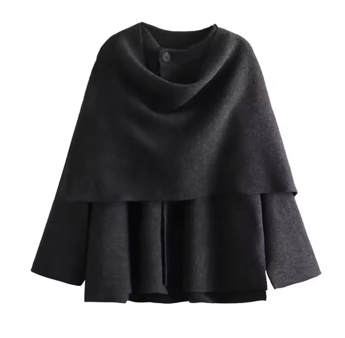 Élora Draped Cape