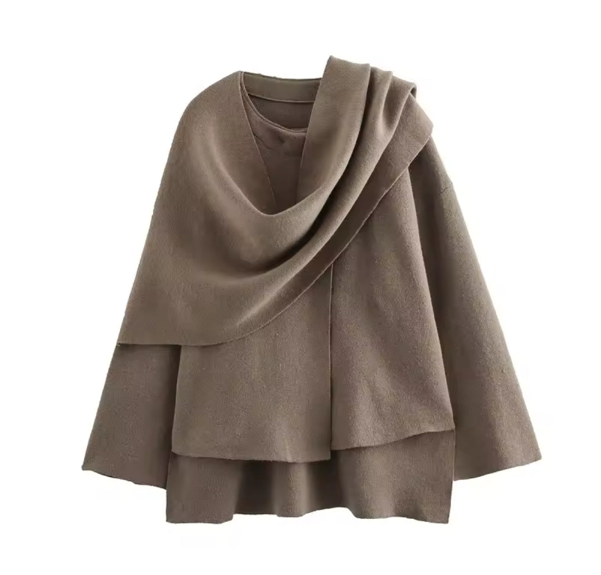 Élora Draped Cape