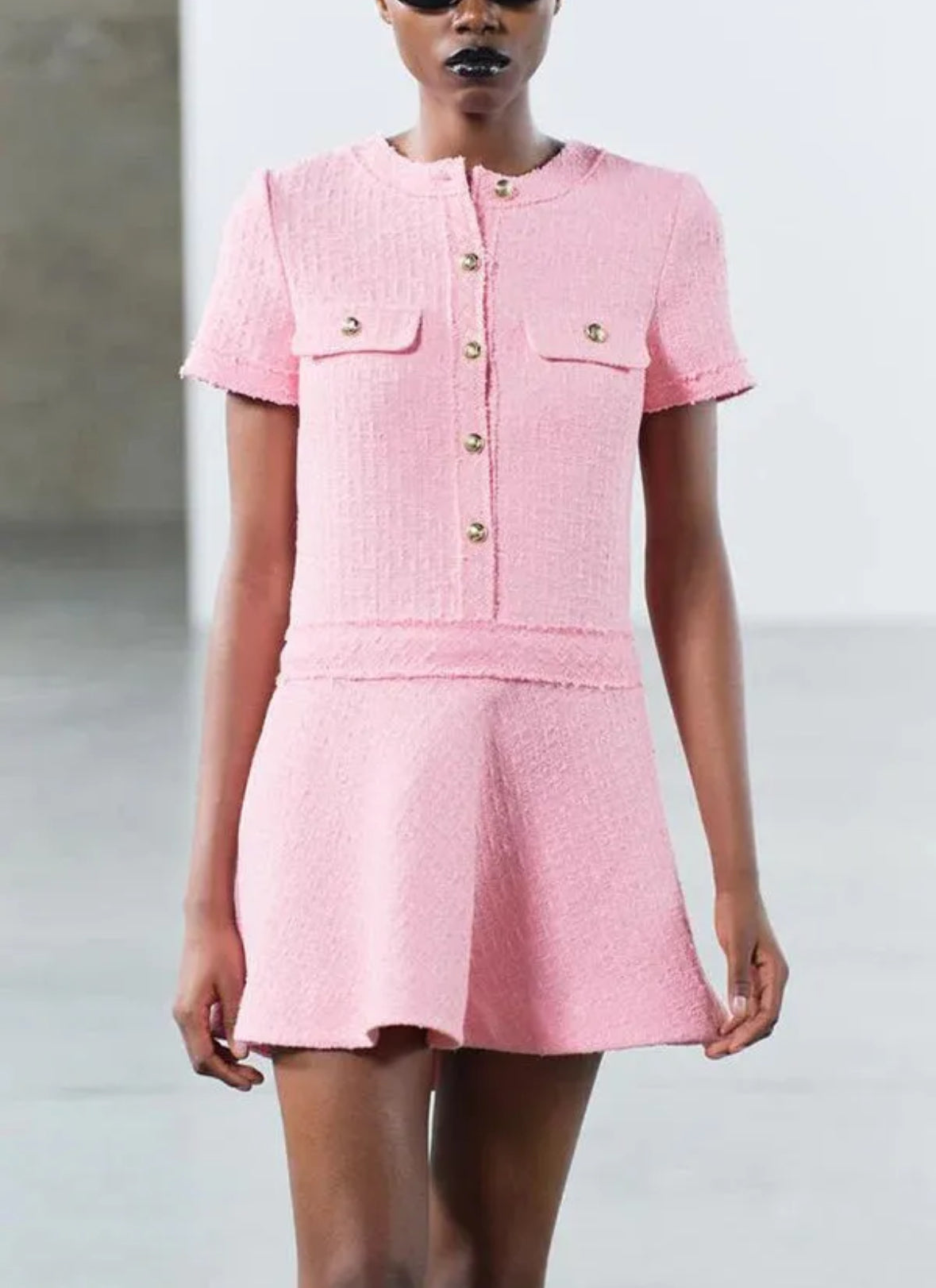 Tweed Chic Mini Dress
