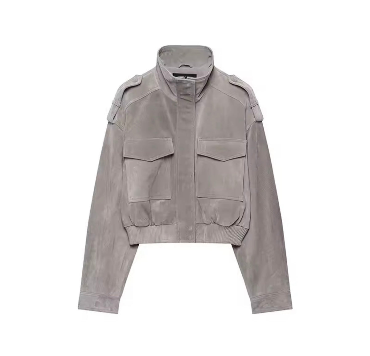 HB Jacke – Suede Look